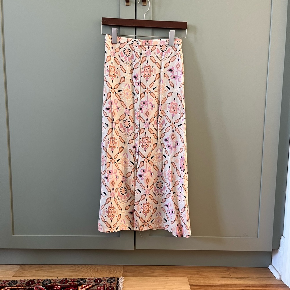 Sissy Boy button down midi skirt